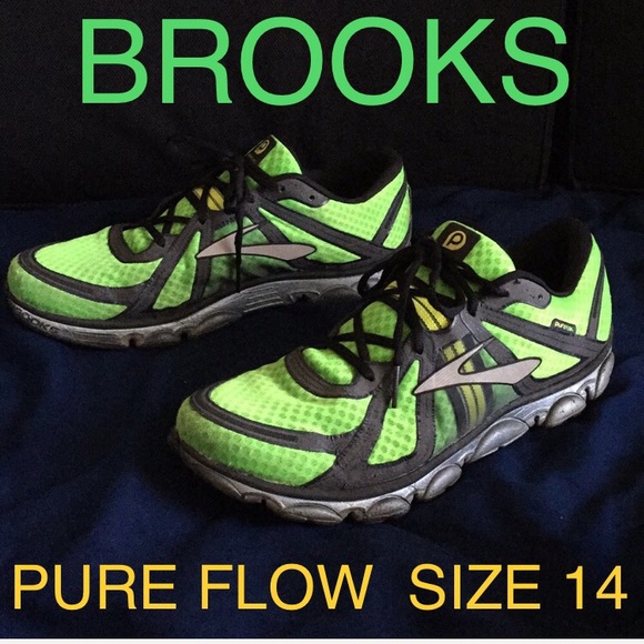 lime green brooks running shoes